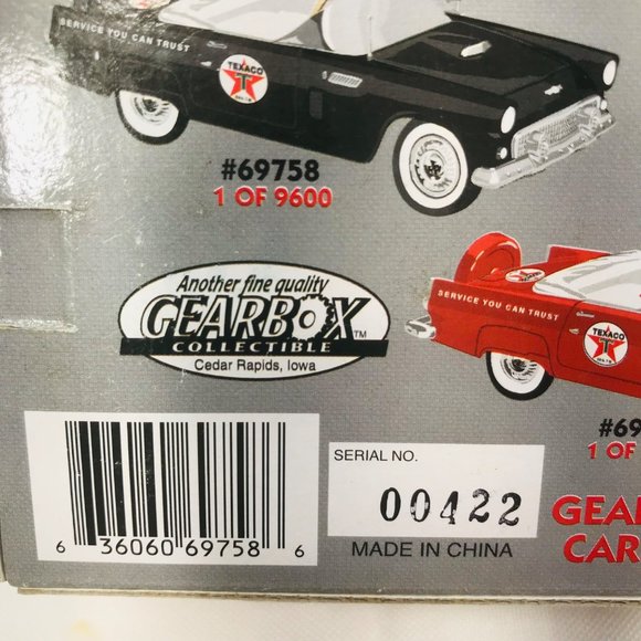 Gearbox Vintage Texaco Sky Chief 1956 Ford Thunderbird Serial #00422 Pedal Car - Picture 8 of 10